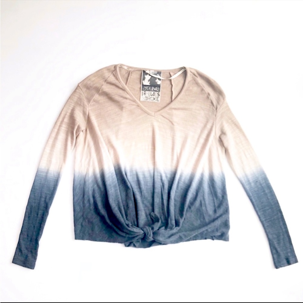 Young Fabulous & Broke Gabby Ombre Knit Top